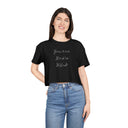 You Are God's GUI — Back Story Crop Tee