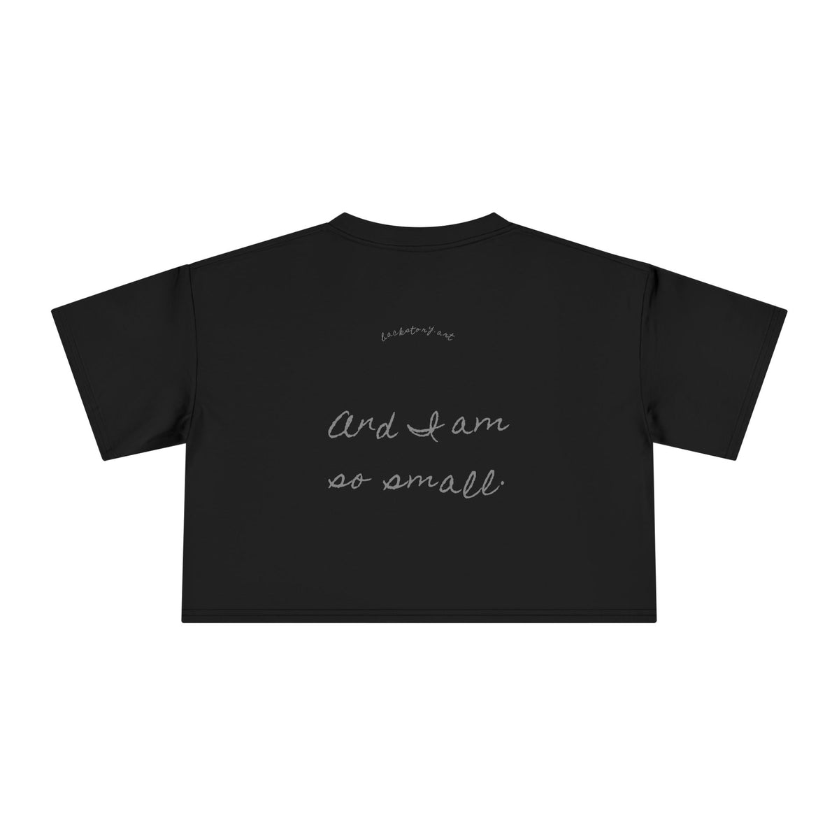 You Are So Big — Back Story Crop Tee