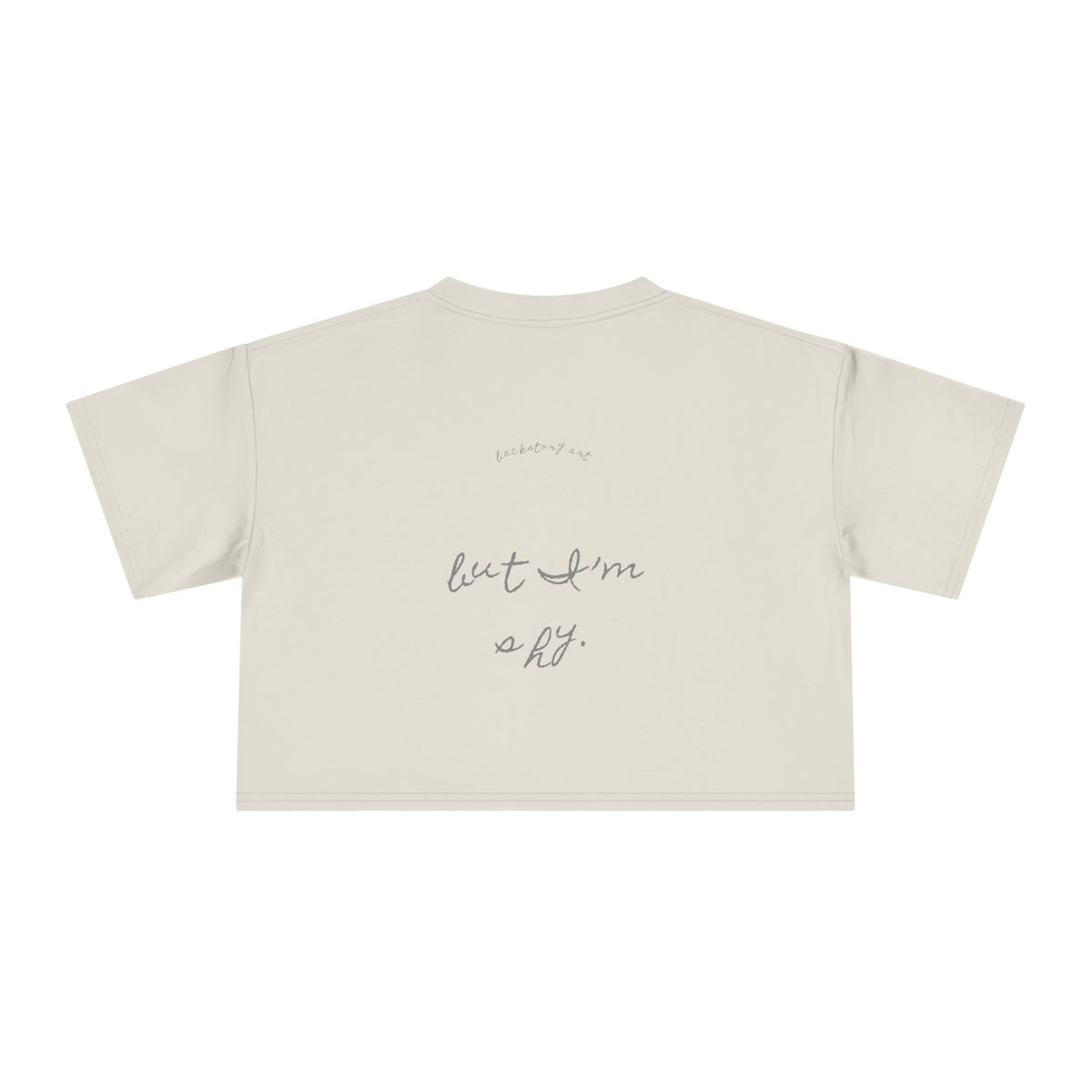 I Really Want to Talk with You — Back Story Crop Tee