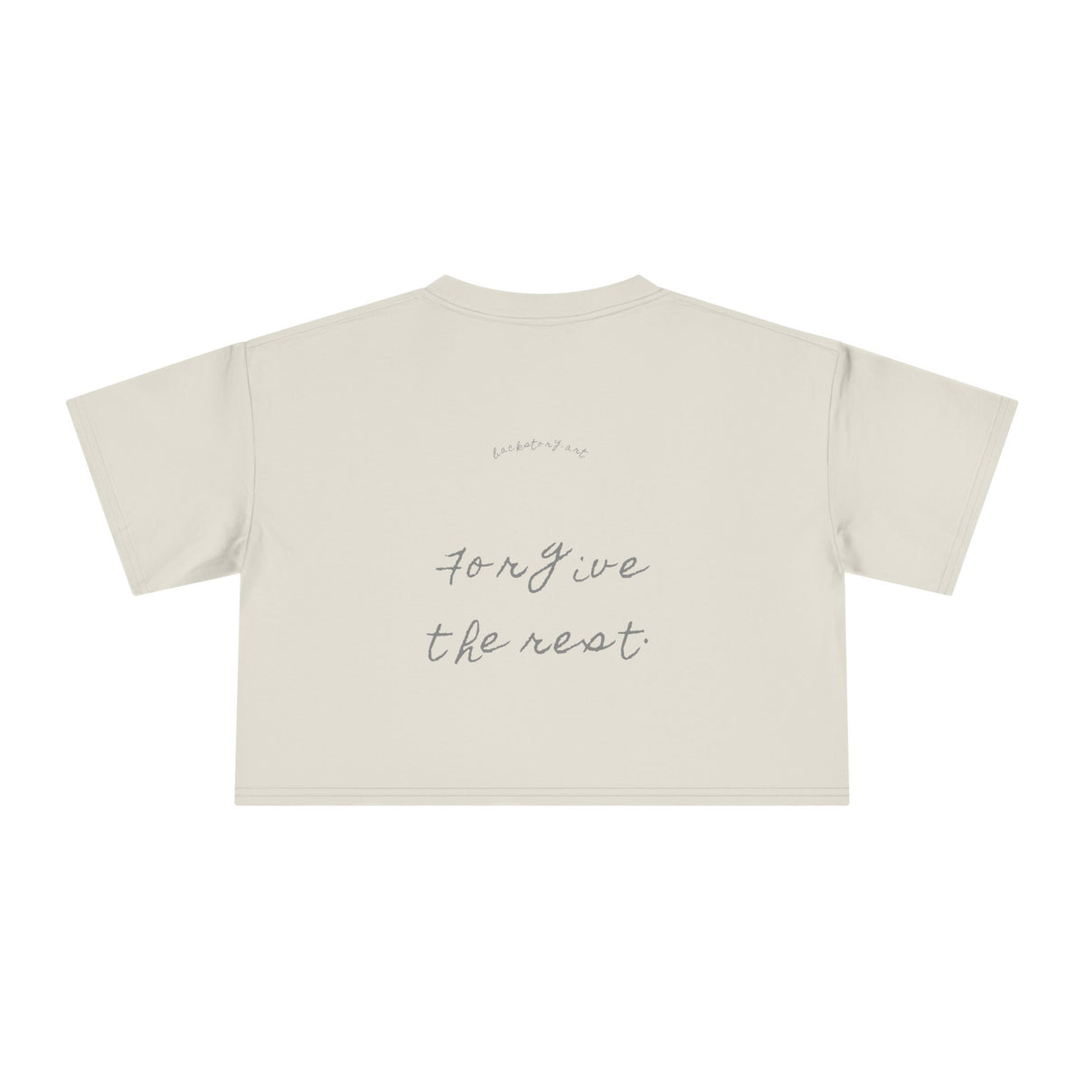 Honor What You Can — Back Story Crop Tee