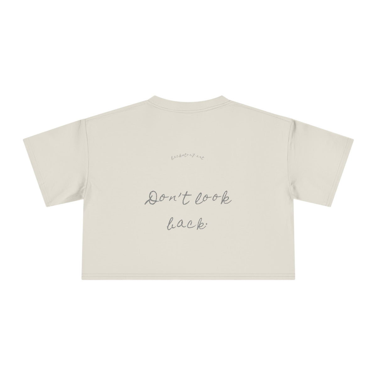 It's Time to Reconcile — Back Story Crop Tee
