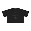 Try It. — Back Story Crop Tee