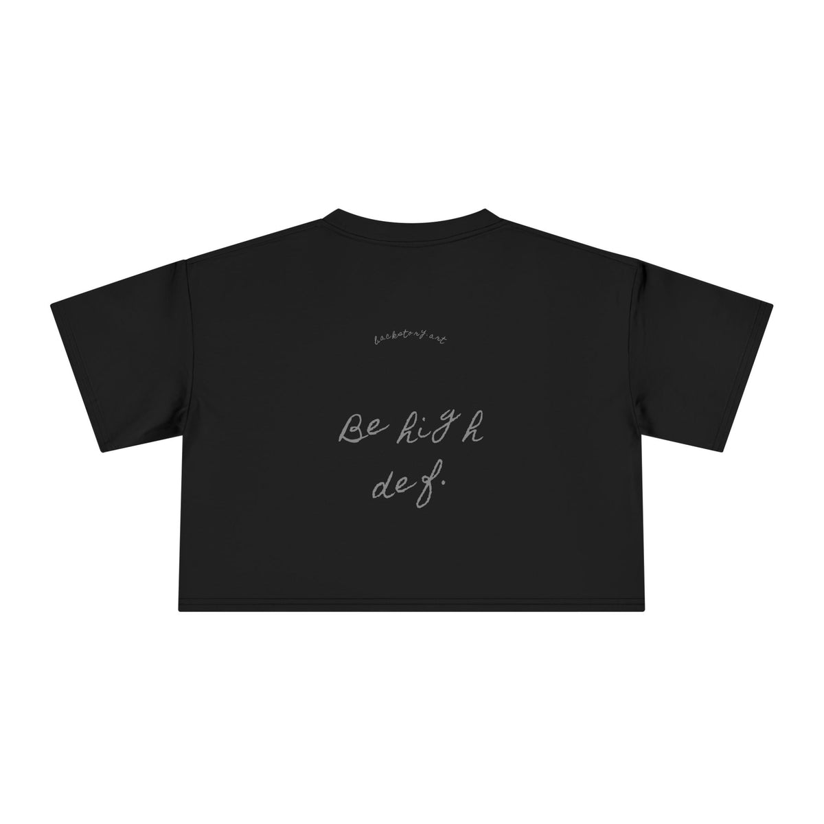 You Are God's GUI — Back Story Crop Tee
