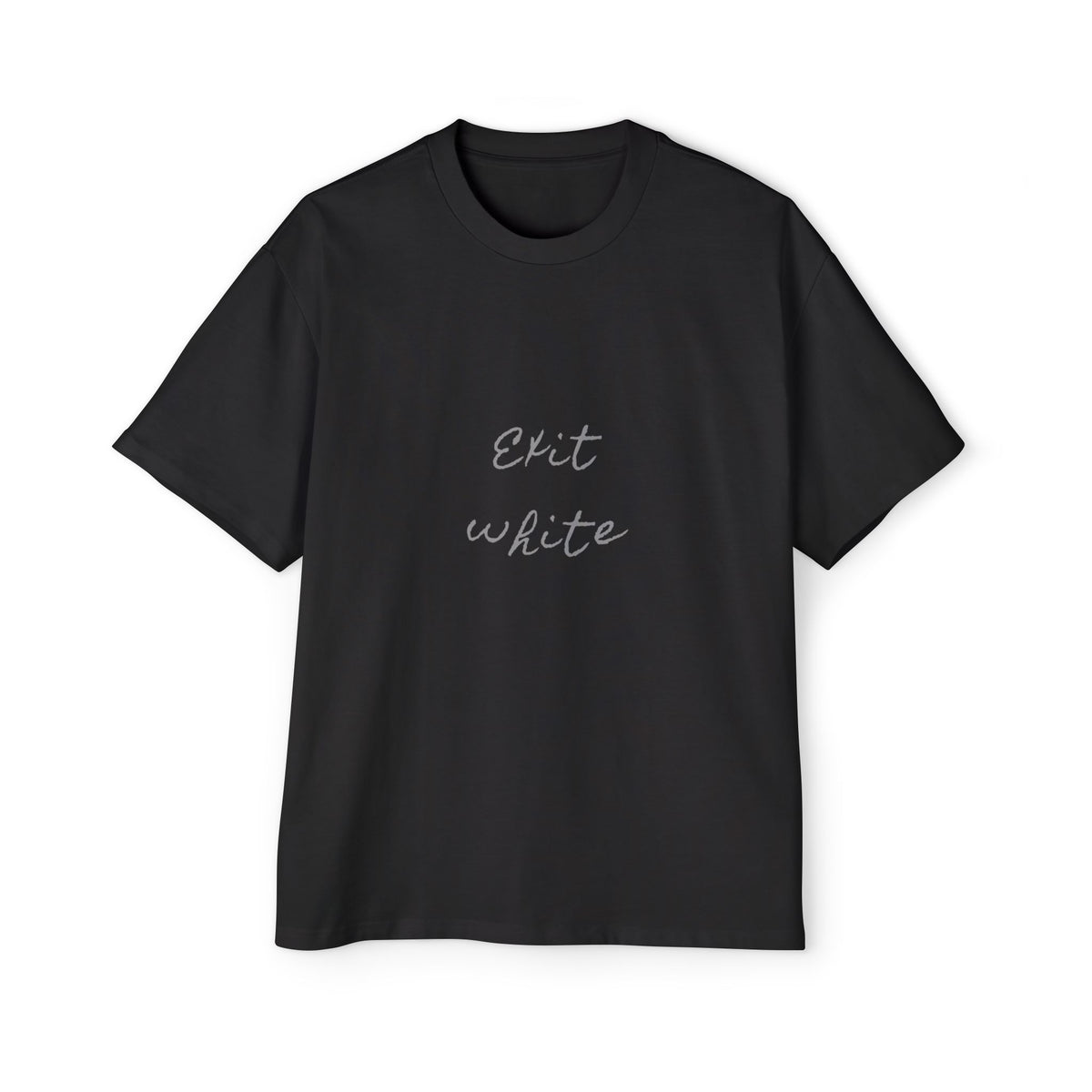 Exit White — Back Story Tee