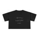 Honor What You Can — Back Story Crop Tee