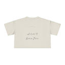 Obedience Is Funny When — Back Story Crop Tee