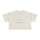 God Is Whatever — Back Story Crop Tee