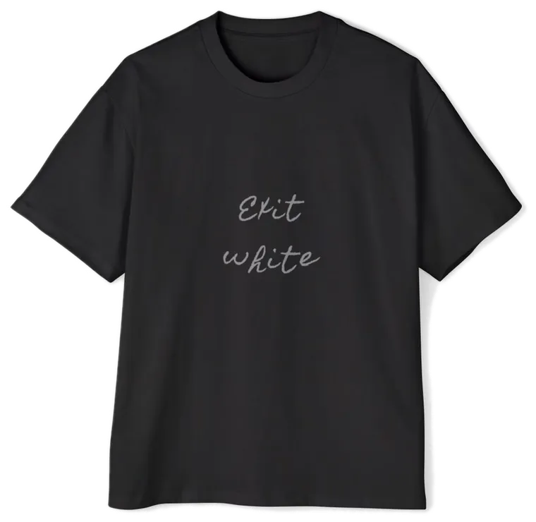 Exit White — Back Story Tee