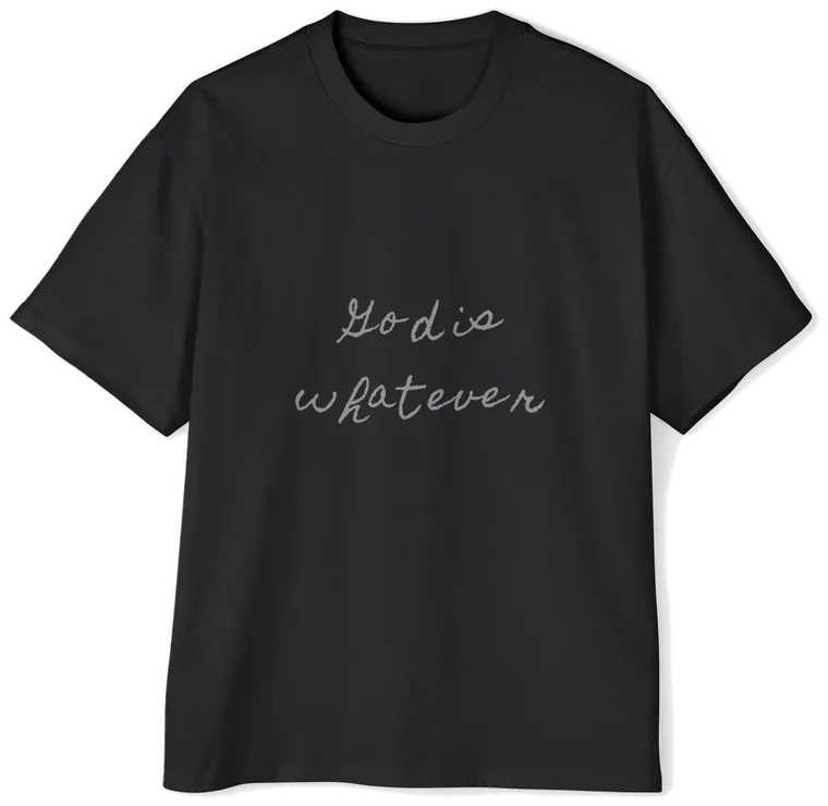 God Is Whatever Stutter — Back Story Tee