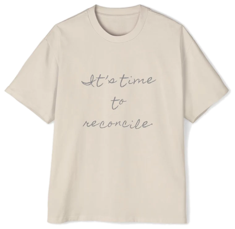 It's Time to Reconcile — Back Story Tee